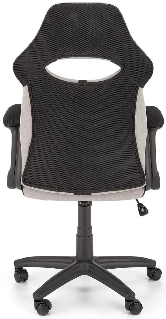 Szary Fotel Tapicerowany Obrotowy P1-R40