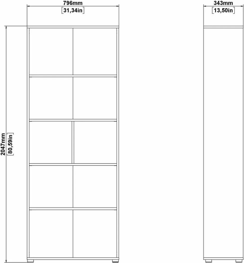 Zestaw mebli do biura loft Sign jackson hickory/szary mat