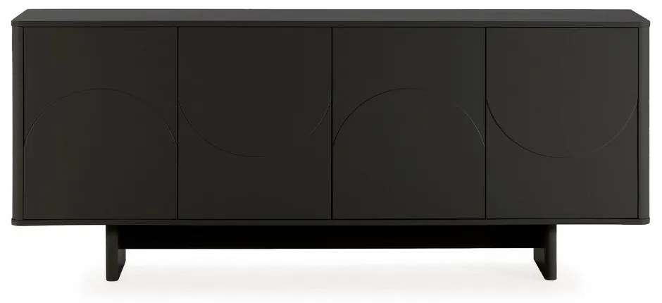 Czarna komoda 180x75x40 cm Solei – MOME