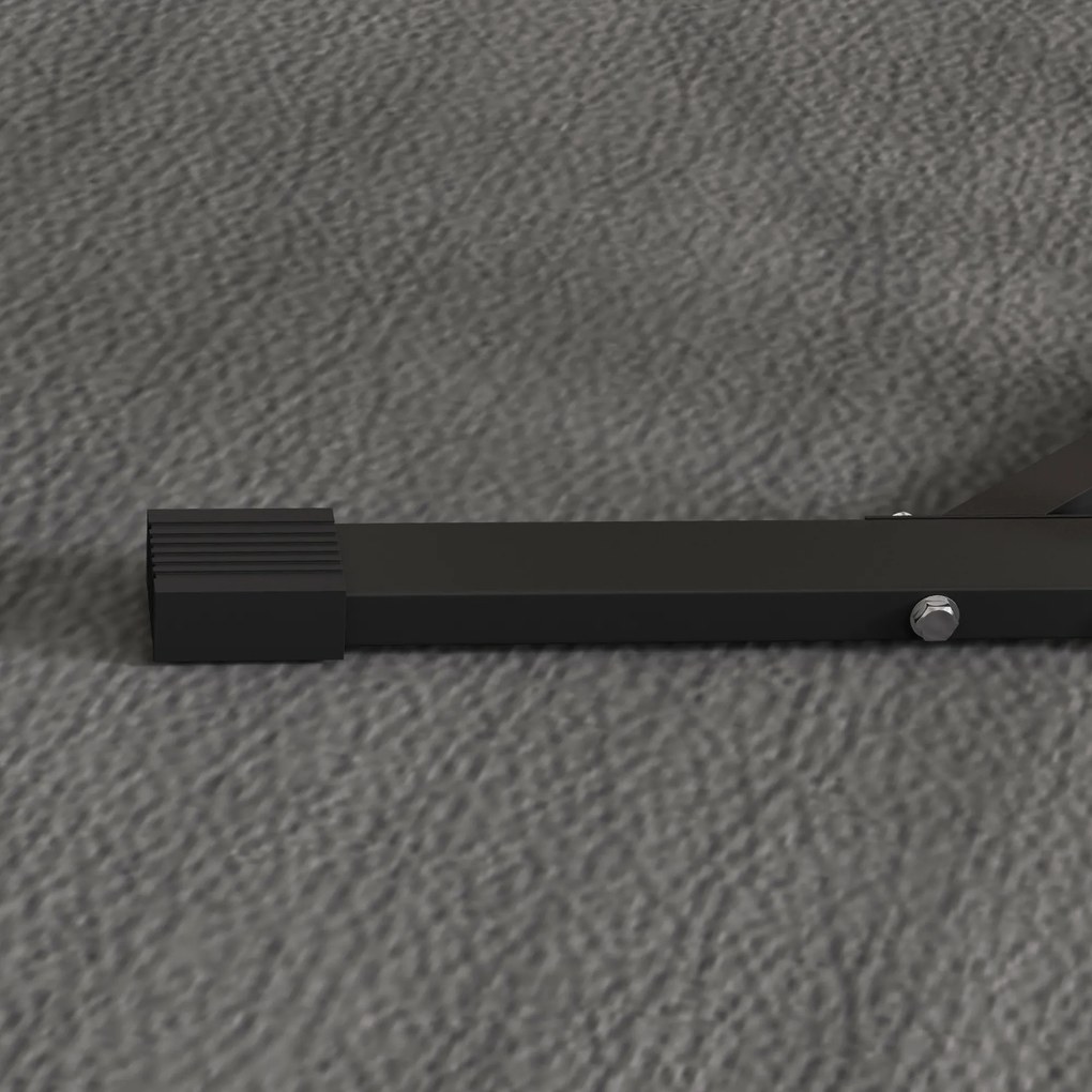 SPORTNOW Stojak na worek bokserski, regulowana wysokość z szybkobieżną piłką, metalowa rama, 160L x 145S x 175-220W cm, czarny