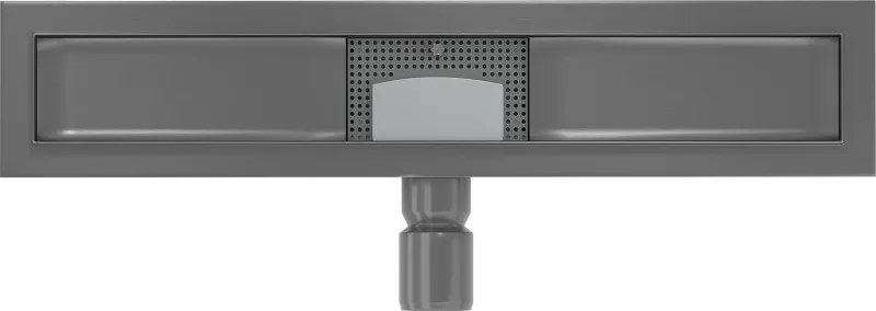 Mexen Flat korpus do odpływu liniowego 50 cm, gun gray szczotkowany - 1E15050