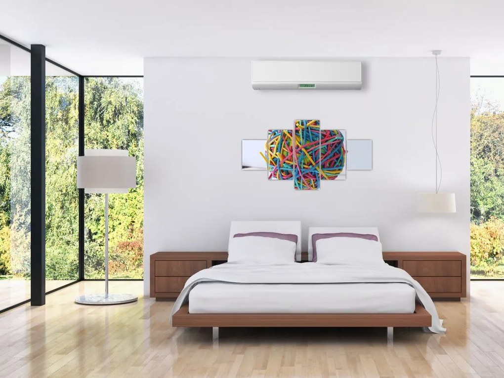 Obraz gumek (125x70 cm)