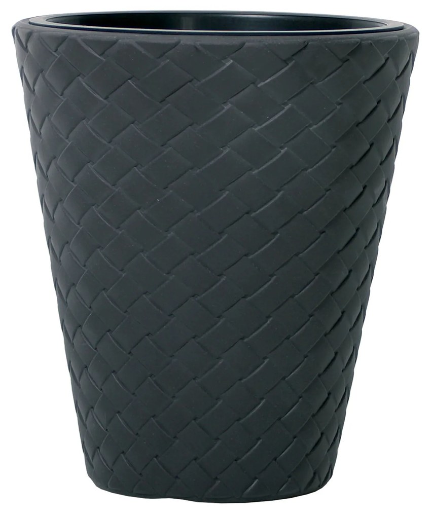 Doniczka ogrodowa ⌀40 cm Matuba antracyt PROSPERPLAST
