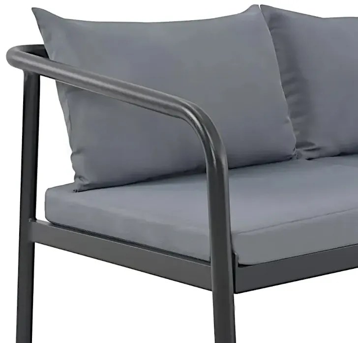 Dwuosobowa sofa ogrodowa z poduszkami - Egon