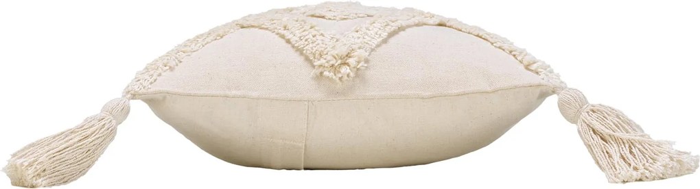 Poduszka z frędzlami i tuftowanym wzorem, 30 x 50 cm, INCA