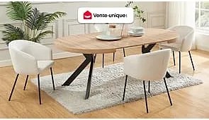 Zestaw 2 krzeseł z podłokietnikami ze sztruksu i metalu - Kremowy - MORONI autorstwa Pascala MORABITO