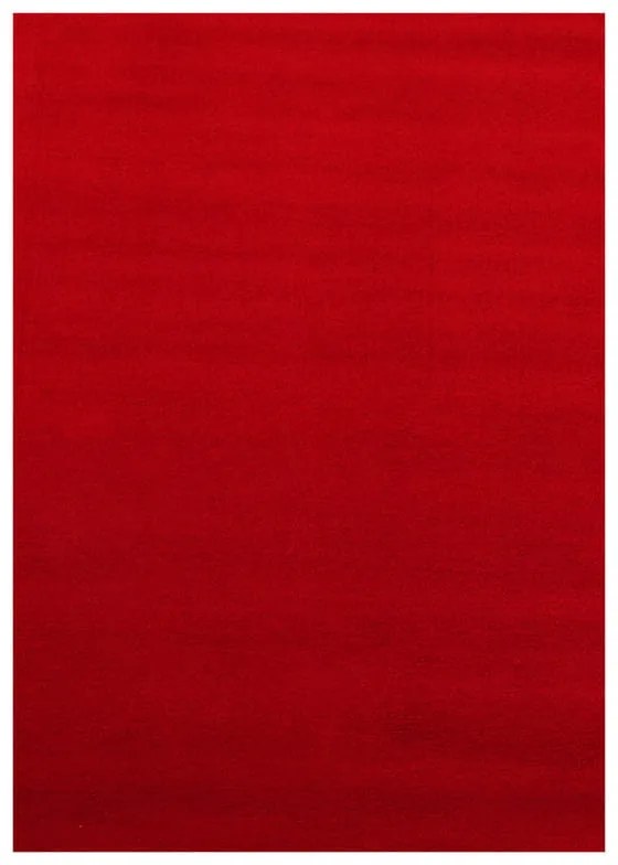 Dywan pluszowy Sky czerwony antypoślizgowy do prania 160 cm x 230 cm