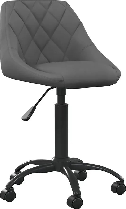 Ciemnoszary nowoczesny fotel obrotowy M8-P24