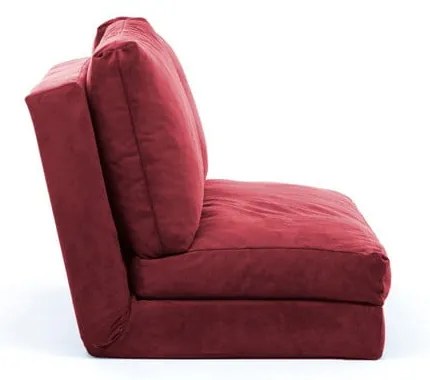 Bordowa rozkładana sofa 120 cm Taida – Balcab Home