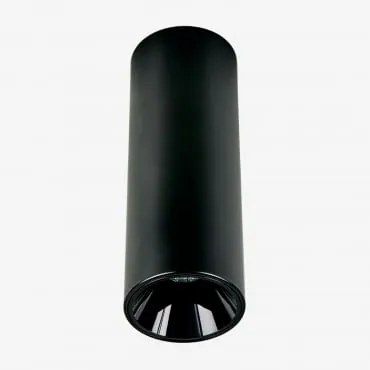 Aplikacja Sufitowa Led Powierzchniowa, Okrągła Ø5,7 Cm, Do Użytku Zewnętrznego, Aluminiowa Luisiana Czarna & 6 W & 23º & Białe Zimne Światło 4000k -