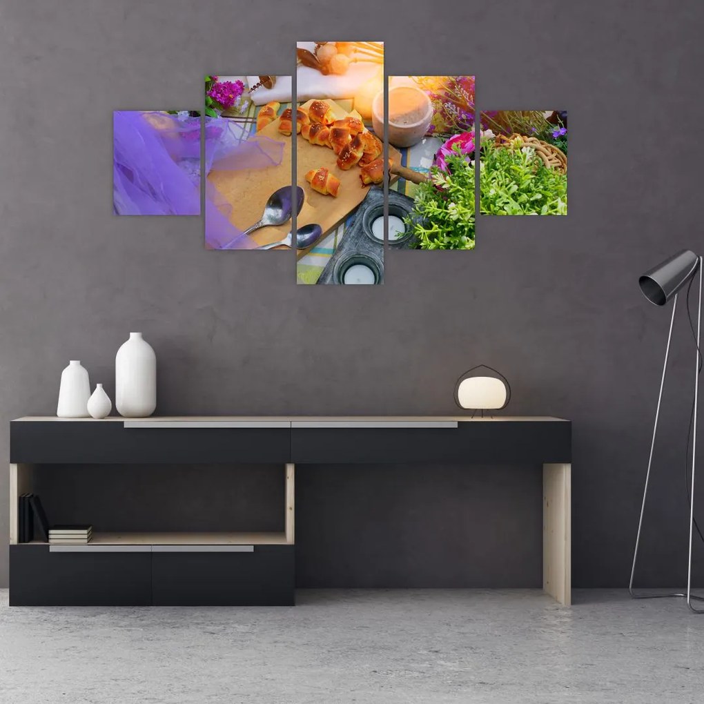 Obraz - letni piknik (125x70 cm)