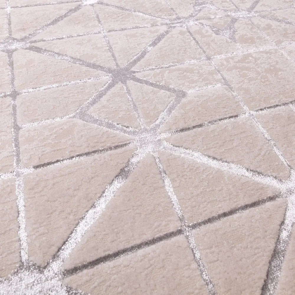 Dywan w kolorze srebrno-różowym 230x160 cm Aurora - Asiatic Carpets