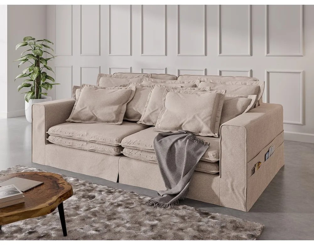 Beżowa sofa 236 cm Nora – Ropez