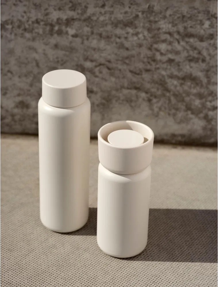 Beżowy kubek termiczny ze stali nierdzewnej 650 ml Singles – Zone