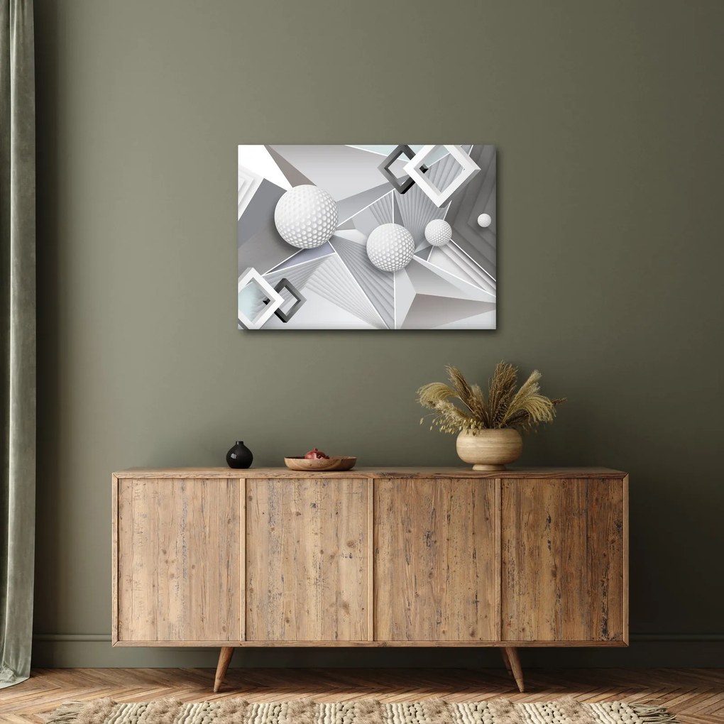Geometryczny abstrakcyjny obraz (70x50 cm)
