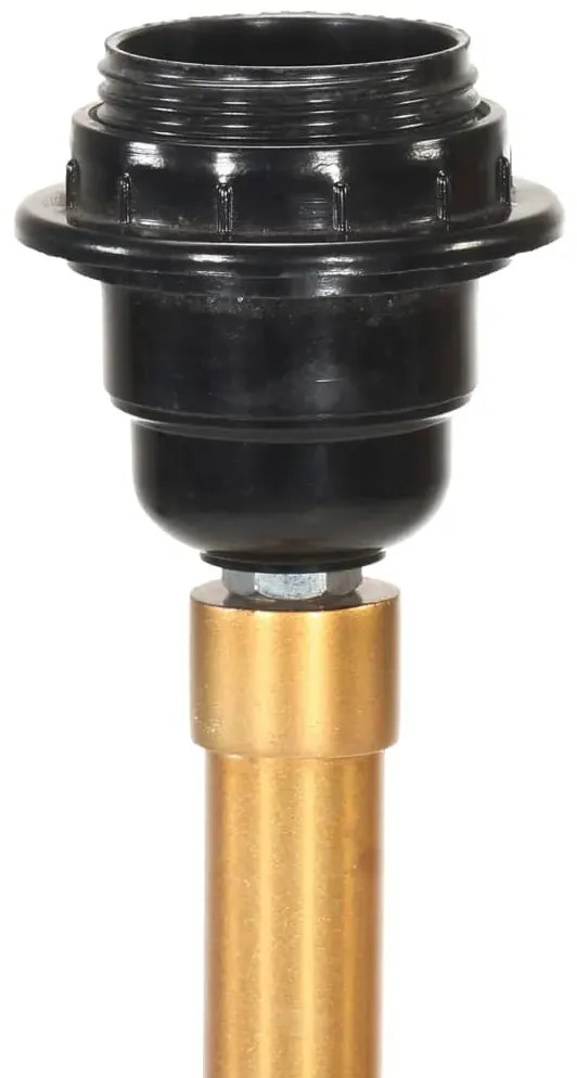 Czarno-złota drewniana lampa podłogowa trójnóg - EX199 H2-C14