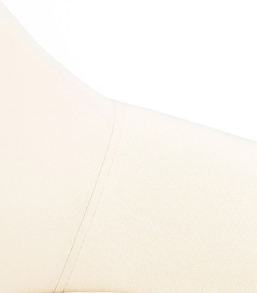 Zestaw 2 Krzese White Teok Tkanina