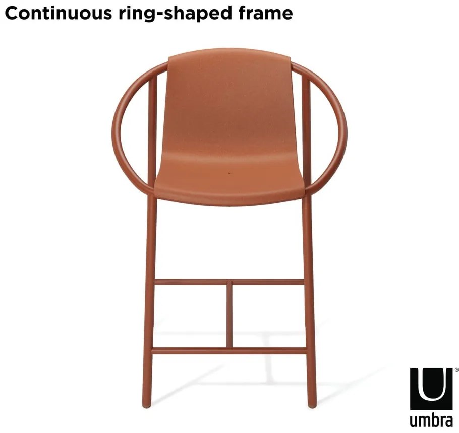 Ceglasty plastikowy hoker 90 cm Ringo – Umbra