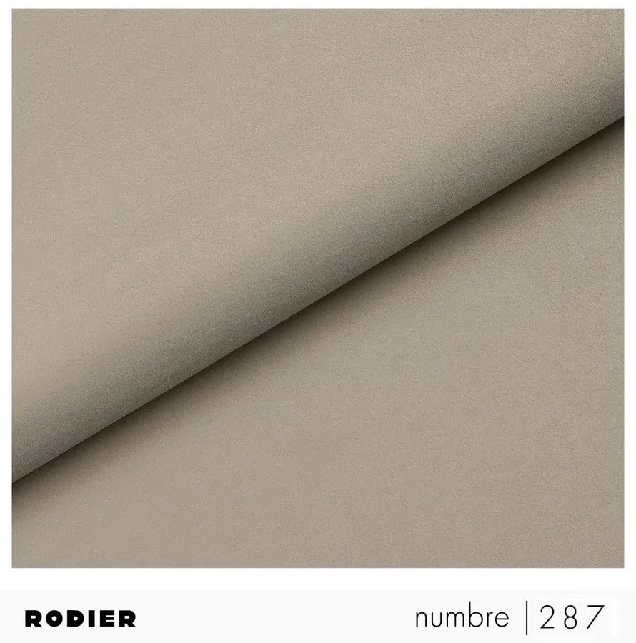 Jasnobrązowa aksamitna sofa 223 cm Tuil – Rodier