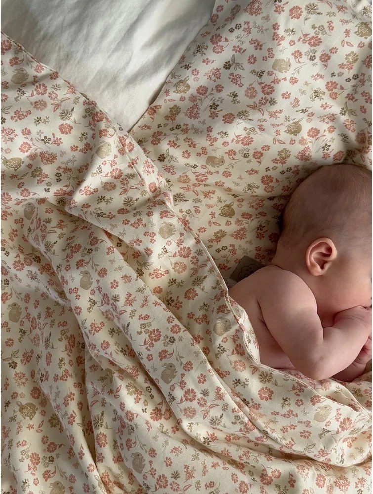 Beżowa pościel dziecięca do łóżeczka z bawełny organicznej 70x100 cm Augusta – Cam Cam Copenhagen