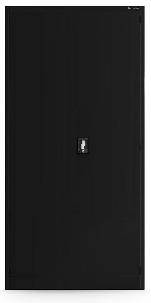 Szafa warsztatowa z tablicami i szufladami czarna, 920x1850x500 mm: DAREK All Black