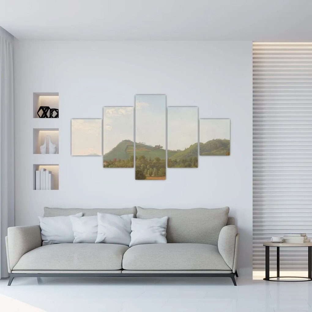 Obraz - Simon Denis,  View Near Naples, reprodukcje (125x70 cm)