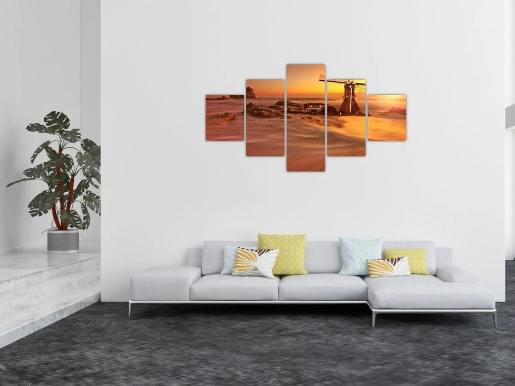 Obraz - Zachód słońca (125x70 cm)
