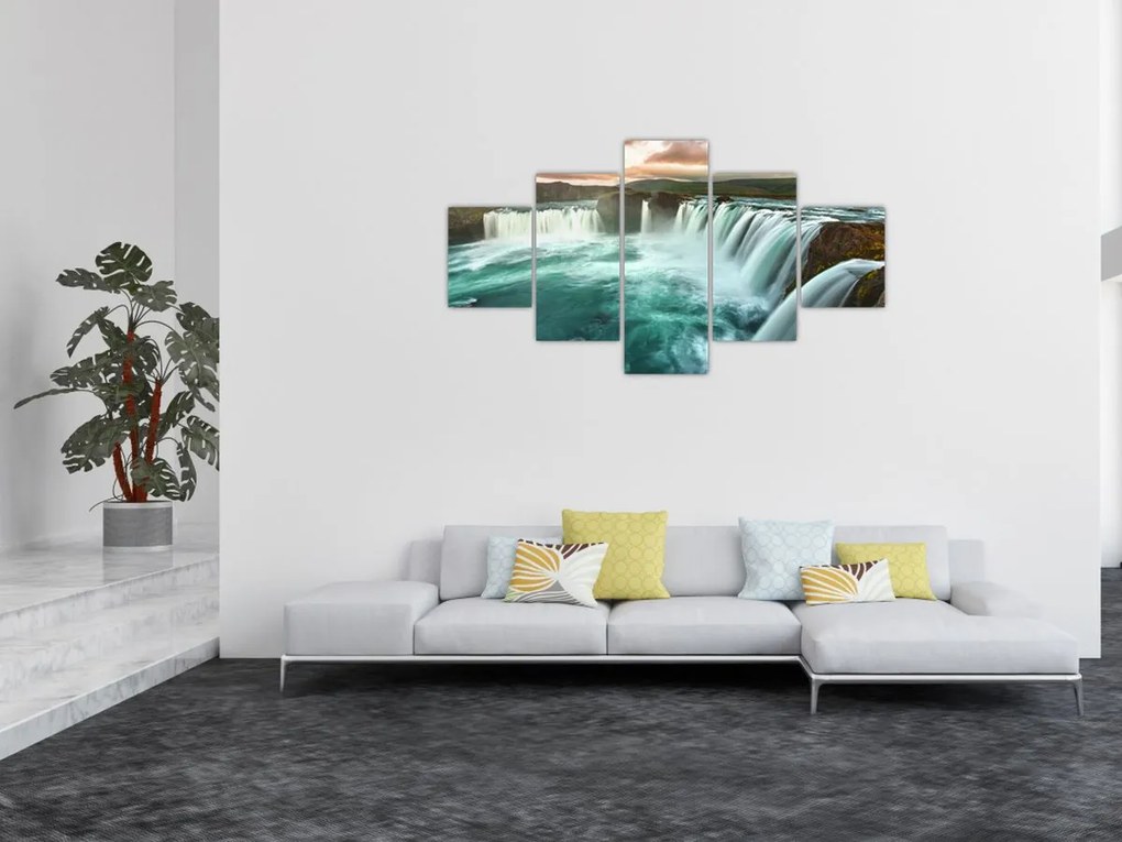 Obraz - Wodospady (125x70 cm)