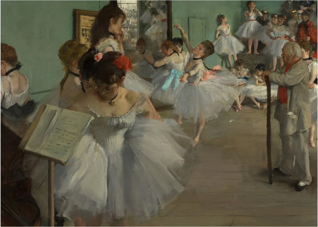 Obraz - Edgar Degas, The Dance Class, reprodukcje (70x50 cm)