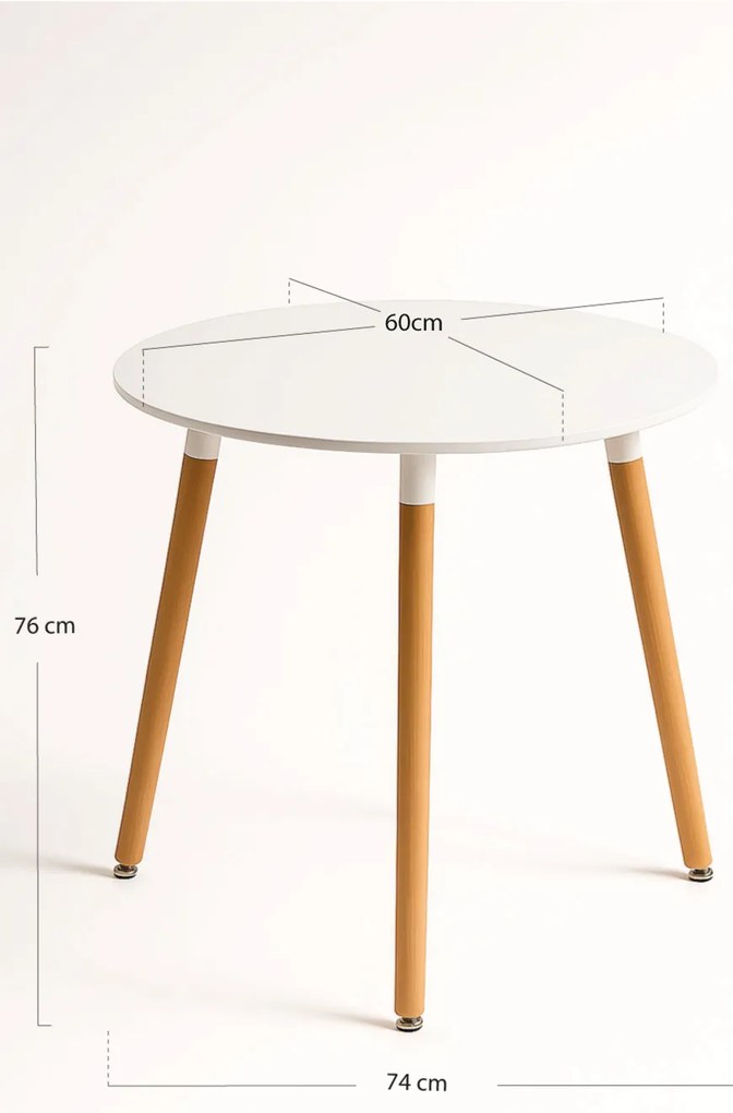Okrgy stó wieowy 60 cm