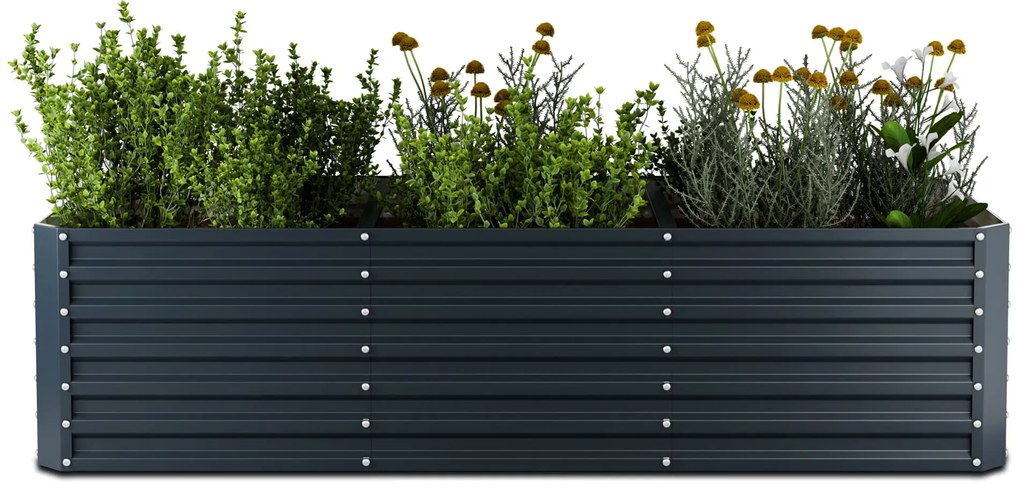 Blumfeldt Terrabox 240x100x60 cm Skrzynia na warzywa Antracyt