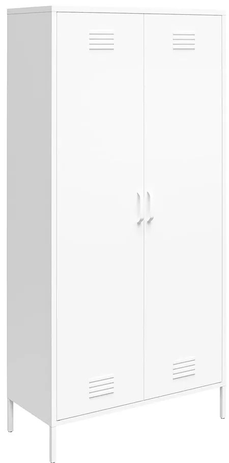 Biała metalowa szafa 90x185 cm Mission District – Støraa