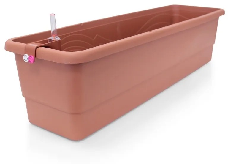 Gardenico Skrzynka samonawadniająca Smart System Gardenie terakota, 80 cm, 80 cm