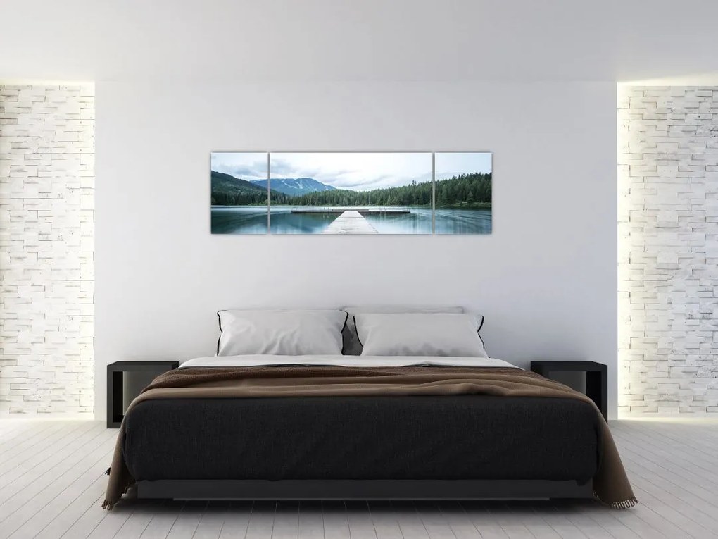 Obraz - Patrząc z molo (170x50 cm)