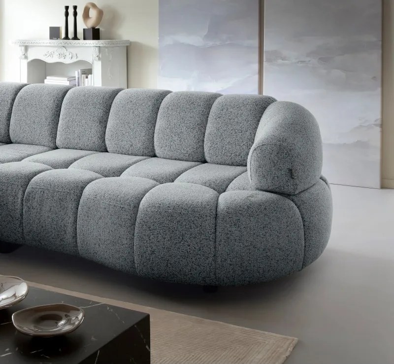 Narożnik VELPA S z elektryczną regulacją siedziska Lewostronny wolnostojący w tkaninie PUENTE 11 WERSAL