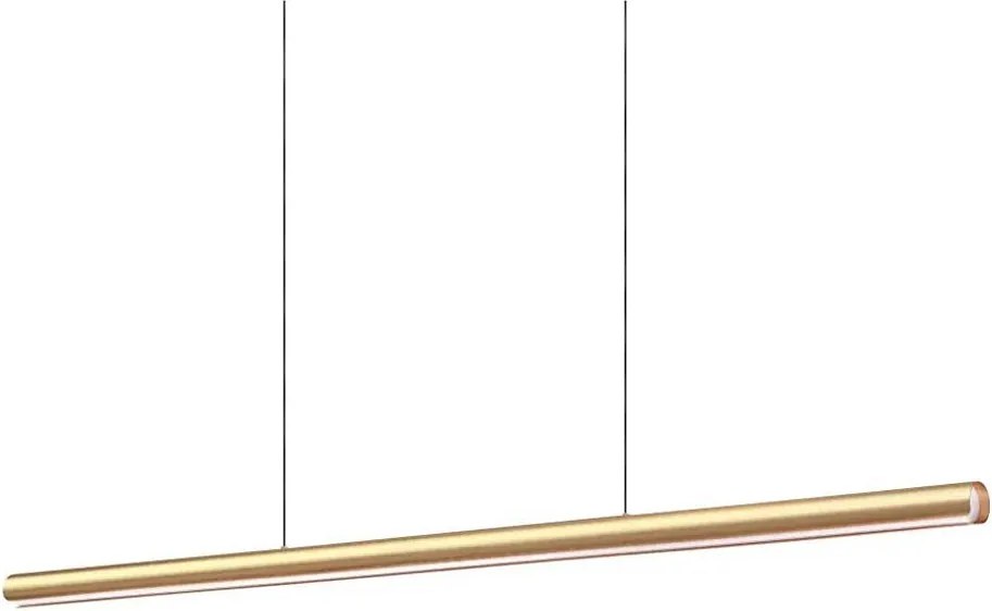 Ideal Lux - DORICA lampa wisząca LED 35W/230V CRI 90 140 cm ściemnialna złota na linkach