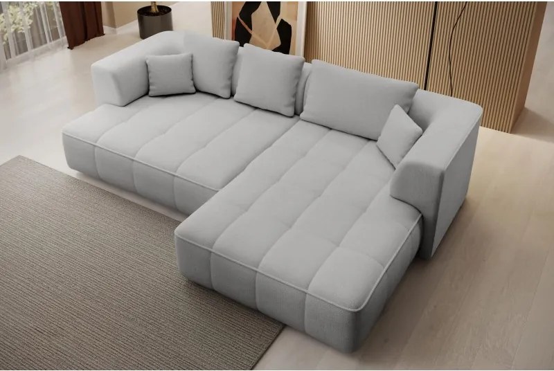 Narożnik ALBIO S z elektryczną regulacją siedziska funkcja spania WERSAL