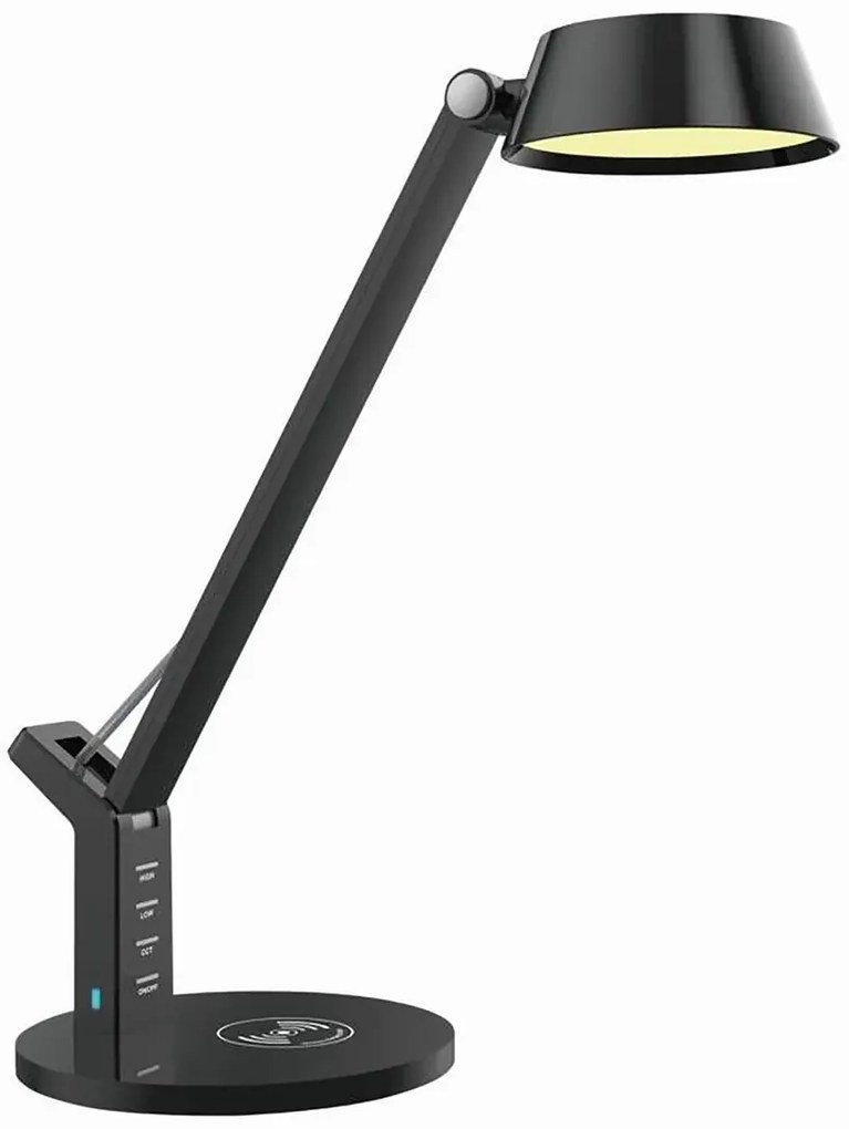 Nowoczesna dotykowa czarna lampka - A7-K37