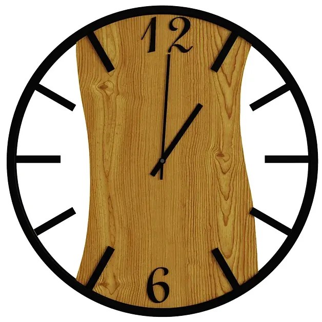 Zegar na ścianę w kolorze palisandru N2-H59
