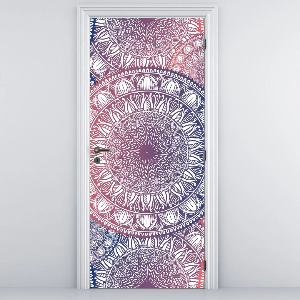 Fototapeta na drzwi - Mandale (95x205cm)