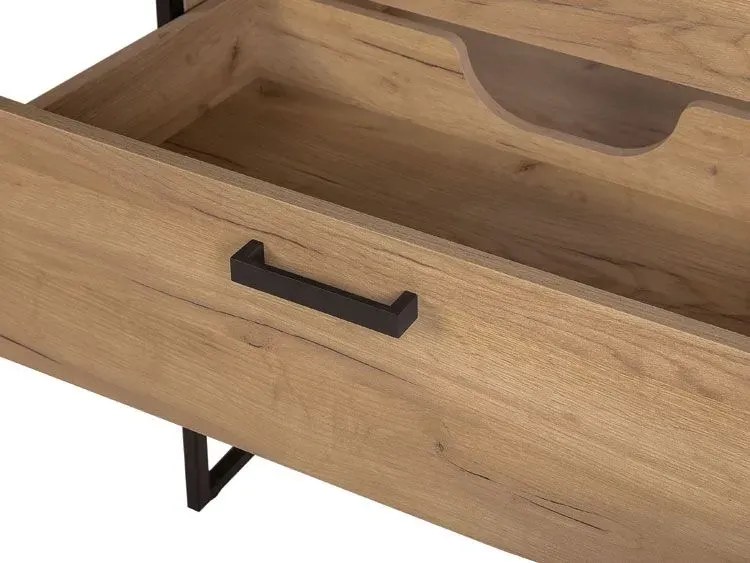 Szafka łazienkowa pod umywalkę stojąca dąb craft W6-A92