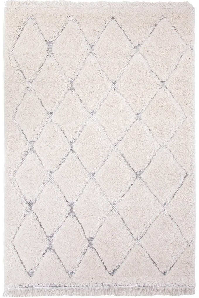 Dywan Native Puszysty w kratkę 100x150 Prostokąt