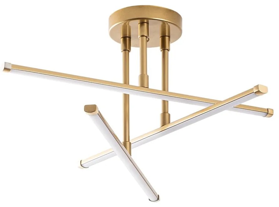 Lampa sufitowa LED w kolorze złota 26x51 cm Umut – Opviq lights