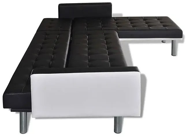 Rozkładany czarny narożnik - Iwez 5Q