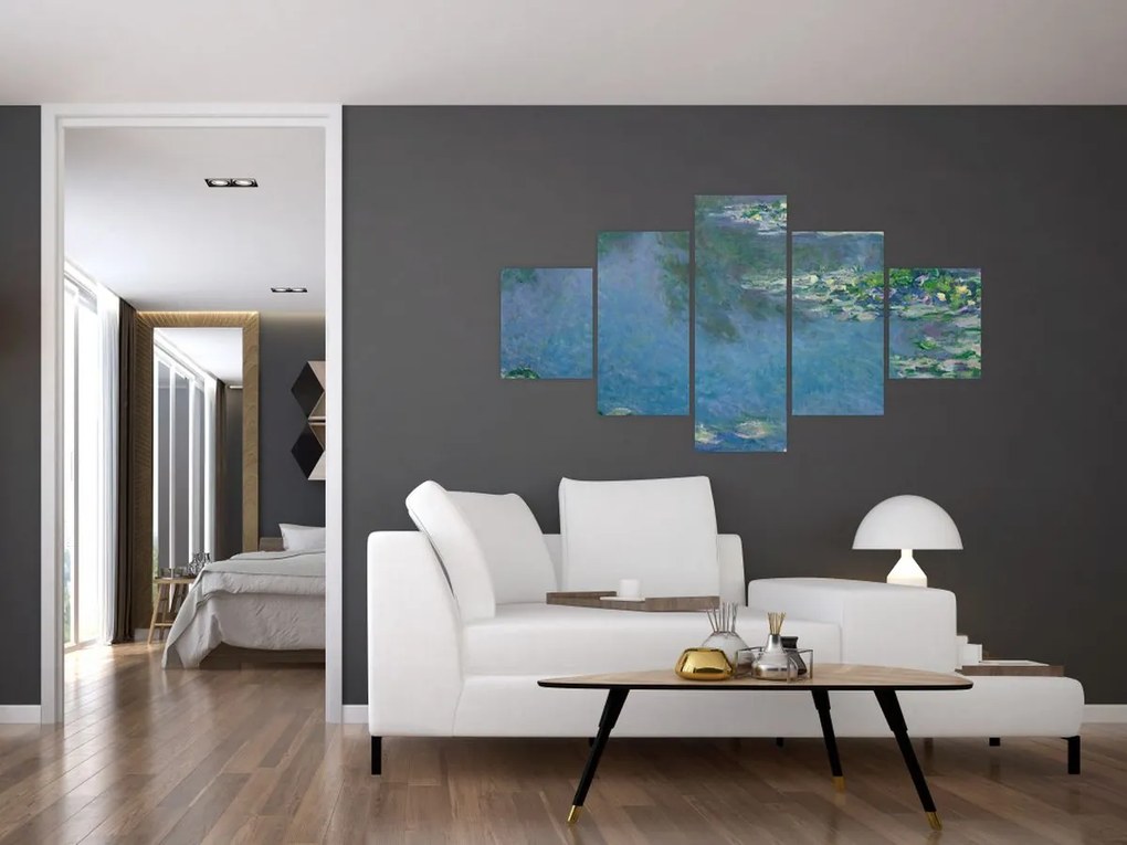 Obraz - Claude Monet, Water Lilies, reprodukcje (125x70 cm)