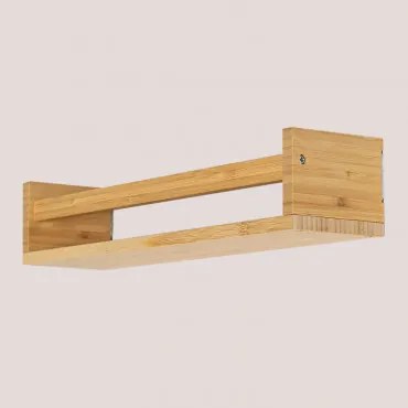 Półka Ścienna ↔︎ 40 Cm Z Bambusa Tanno Miel - Sklum