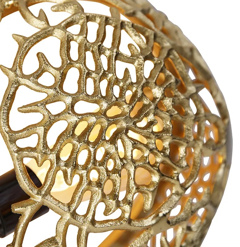 Lampa ścienna w stylu art deco złota - Maro ArtDeco Oswietlenie wewnetrzne
