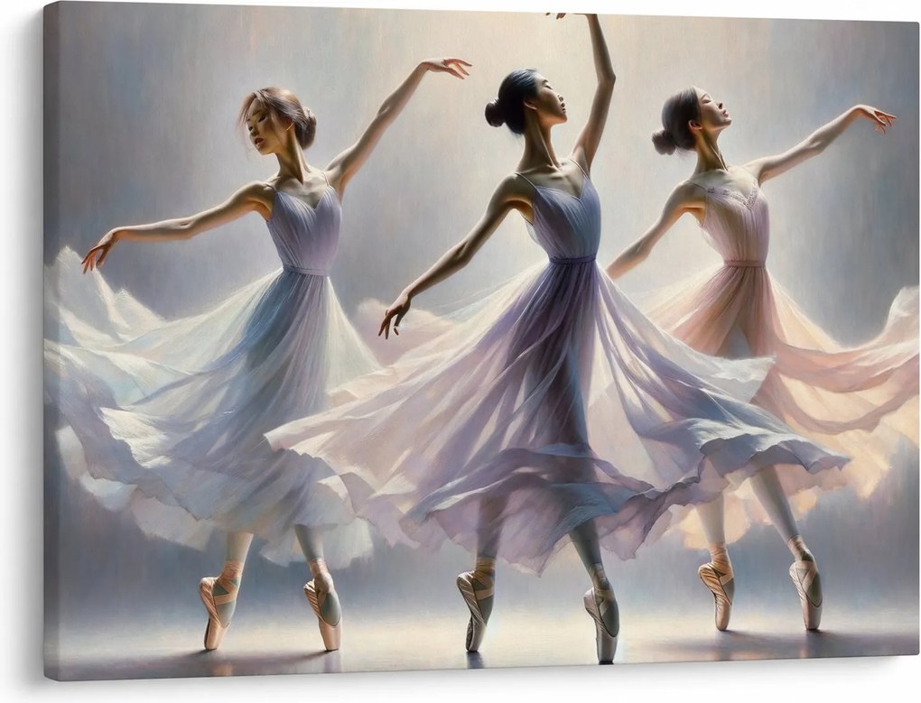 Obraz - Trzy baletki (70x50 cm)