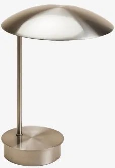 Bezprzewodowa Lampa Stołowa Led Na Zewnątrz Z Żelaza Prismela Szary Nikiel Szczotkowany - Sklum