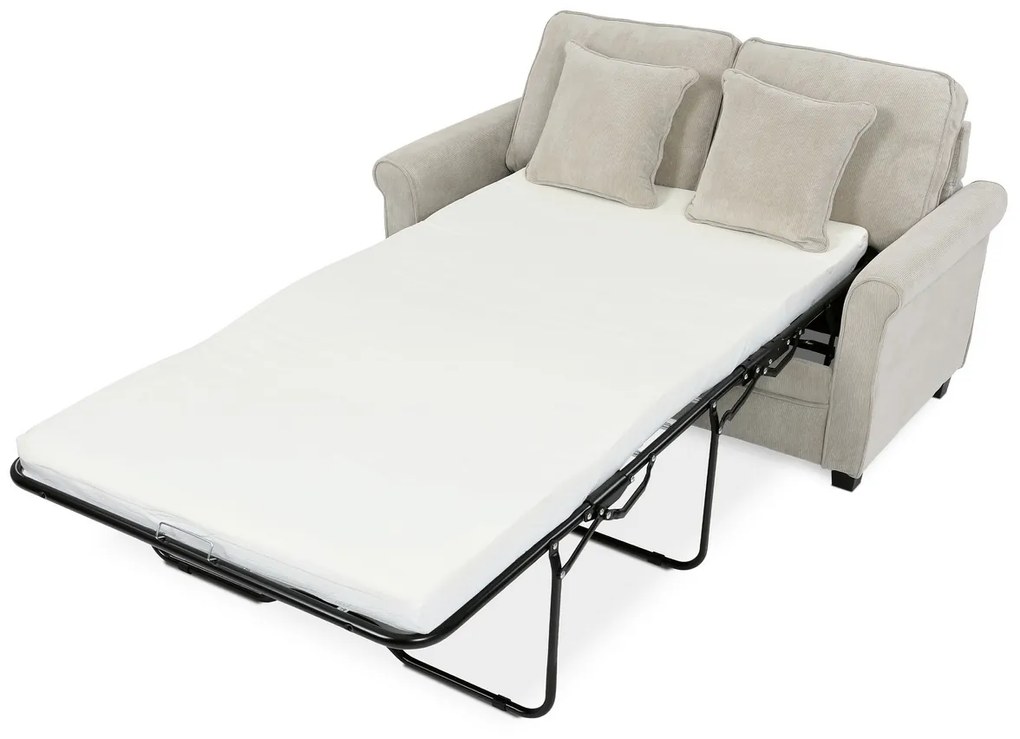 Dwuosobowa sofa ASB-4170 BGE2, manżestrowa, beżowa